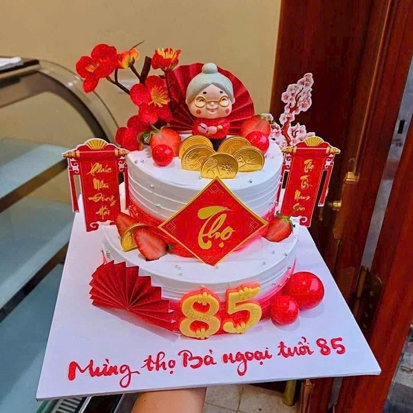 mẫu bánh kem mừng thọ đẹp​
