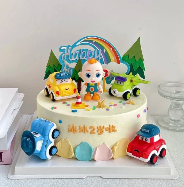 bánh sin7h nhật bé trai 2 tuổi 