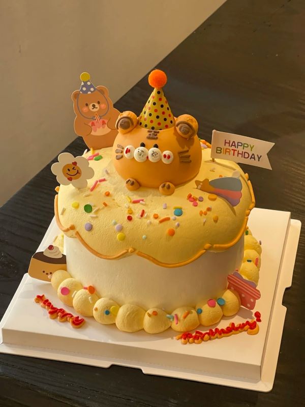 bánh sinh nhật con hổ 13