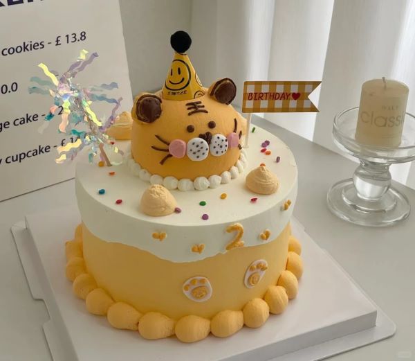bánh sinh nhật con hổ 2