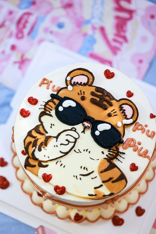 bánh sinh nhật con hổ 24