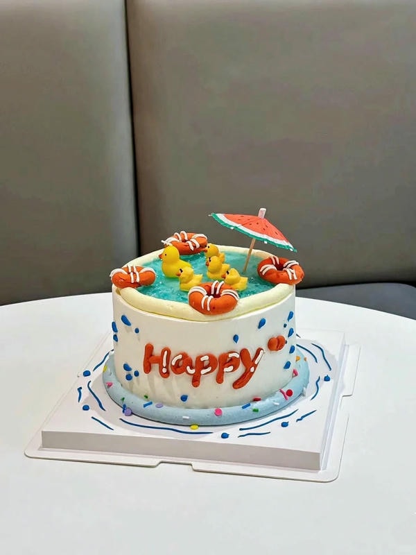 bánh sinh nhật con vịt 10