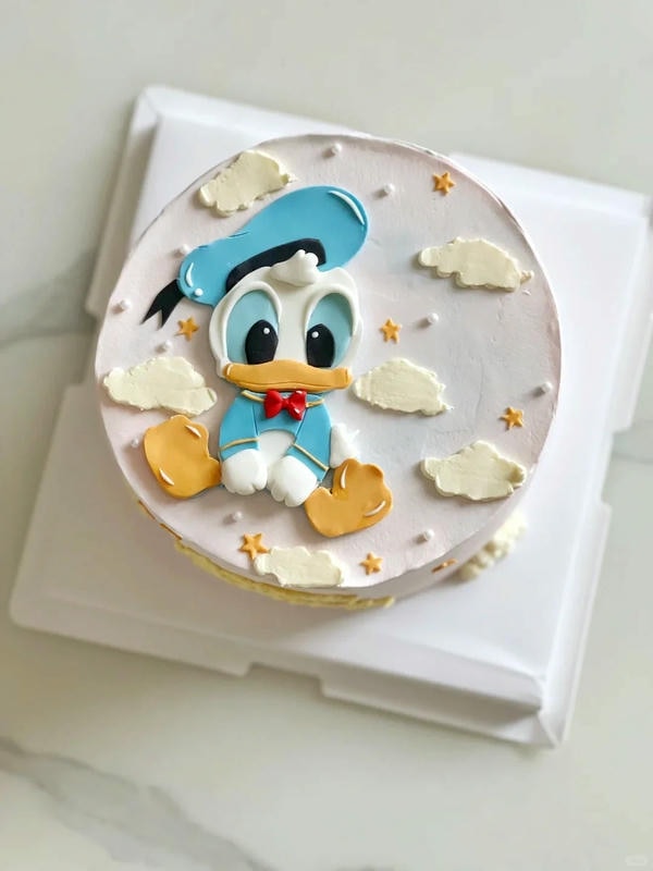 bánh sinh nhật con vịt 18