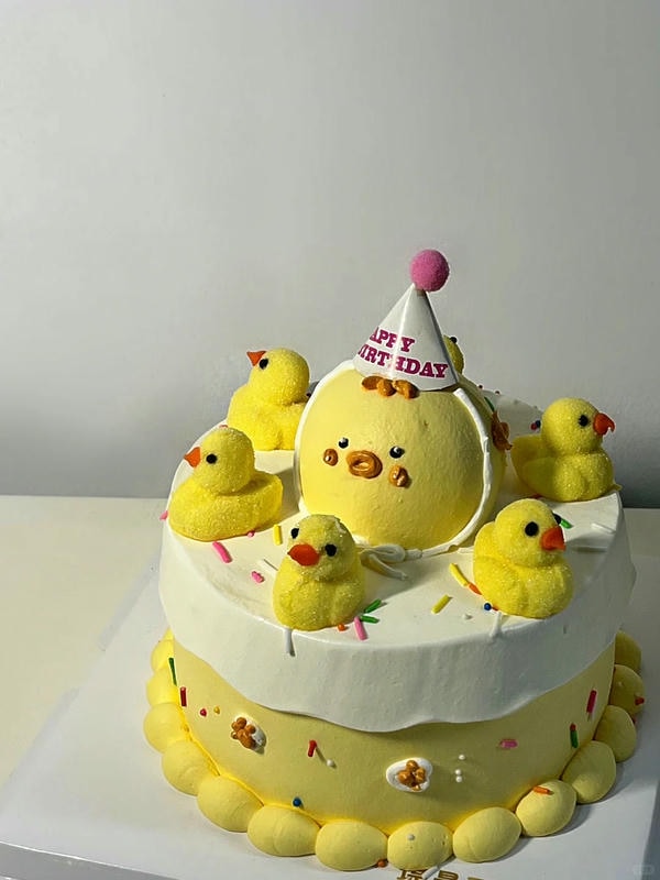bánh sinh nhật con vịt 24