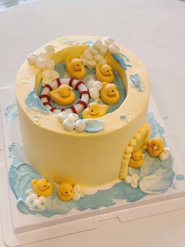 bánh sinh nhật con vịt 25