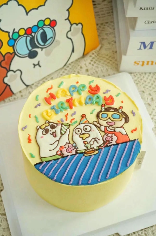 bánh sinh nhật con vịt 34