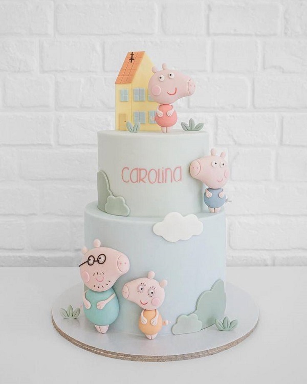 bánh sinh nhật heo peppa 25