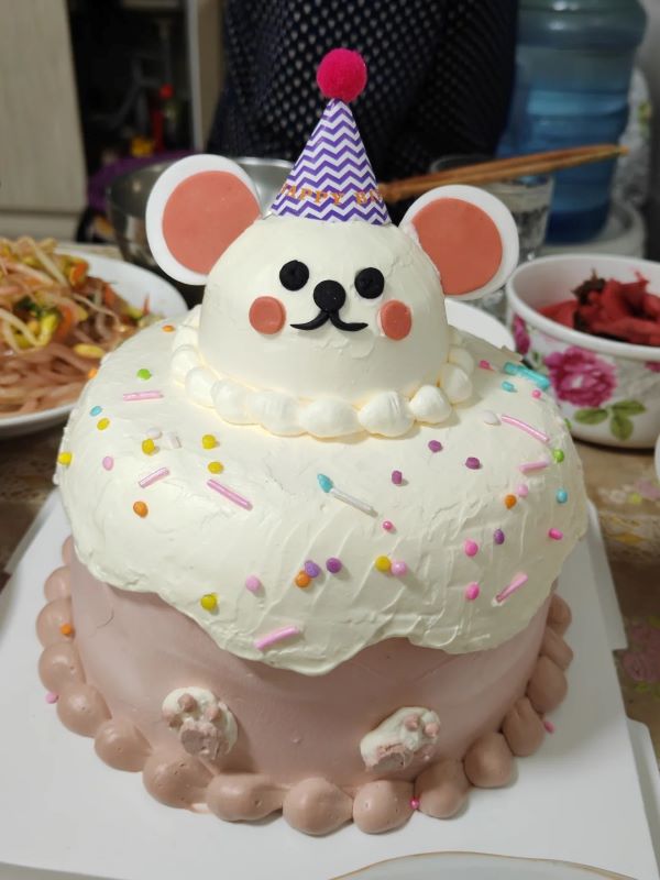 bánh sinh nhật hình con chuột 7