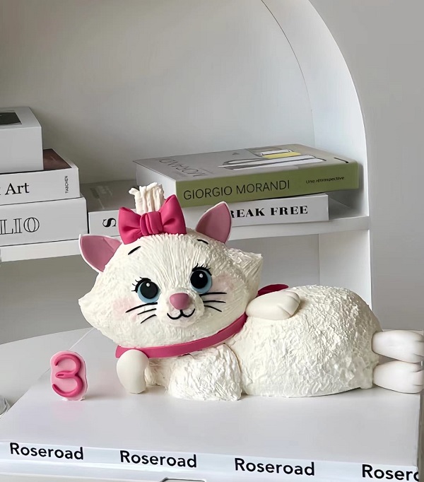 bánh sinh nhật hình con mèo