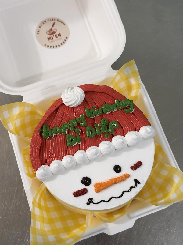 bánh sinh nhật hình ông già noel