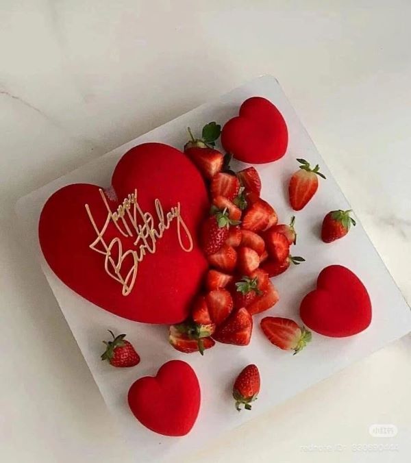 bánh sinh nhật hình trái tim 6