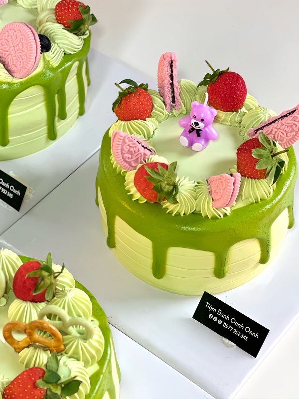 bánh sinh nhật matcha 23