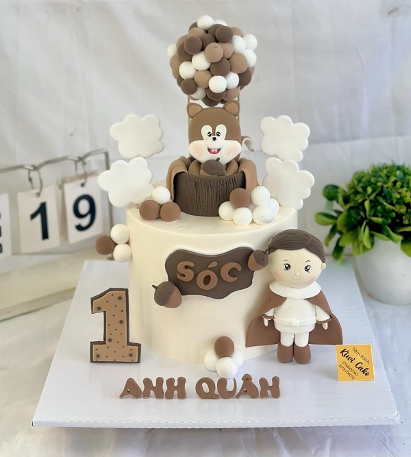 mẫu bánh kem thôi nôi cho bé trai 20