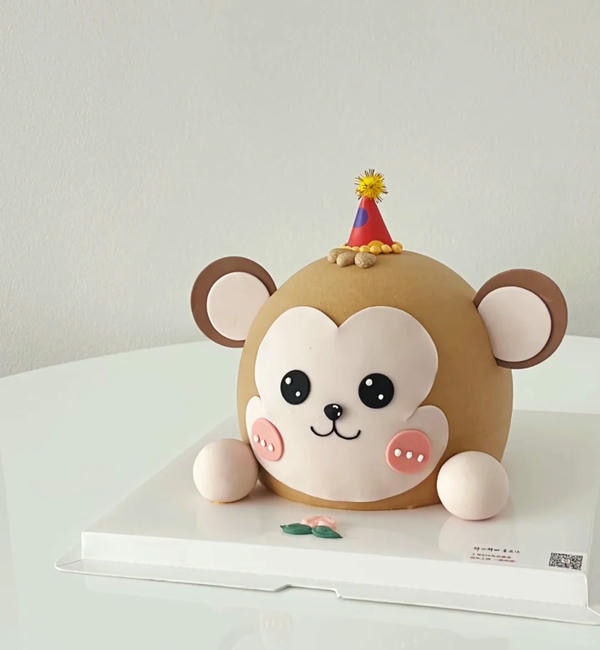 bánh kem con khỉ 23
