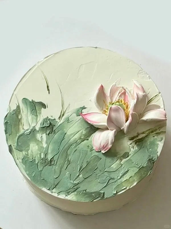 bánh kem hoa sen 28