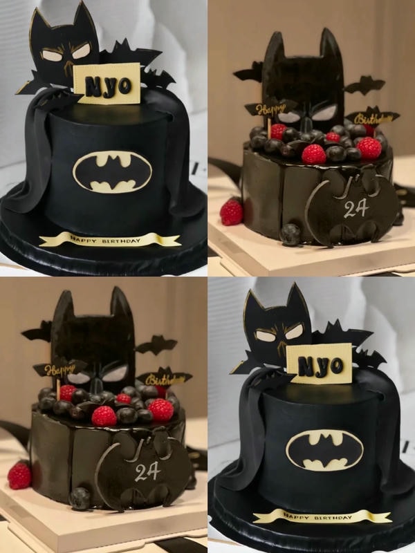 bánh sinh nhật batman 4