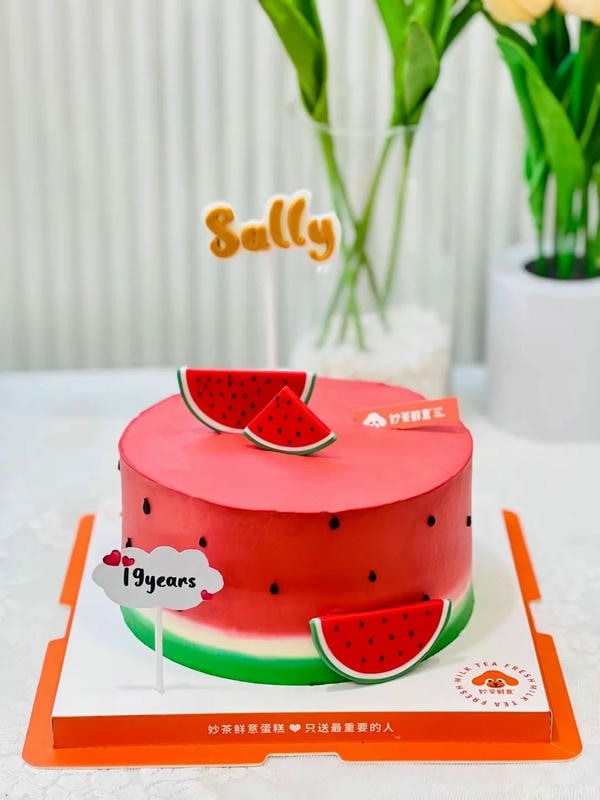 bánh sinh nhật dưa hấu 11