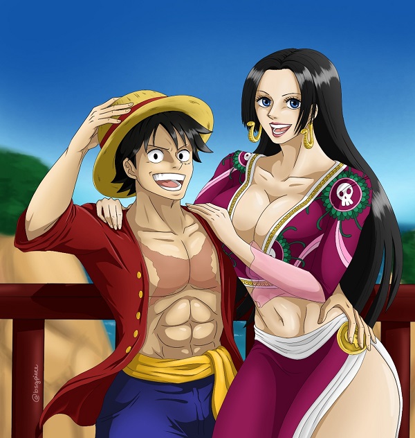 luffy x hancock 11