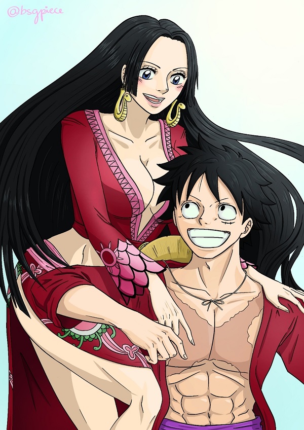luffy x hancock 12