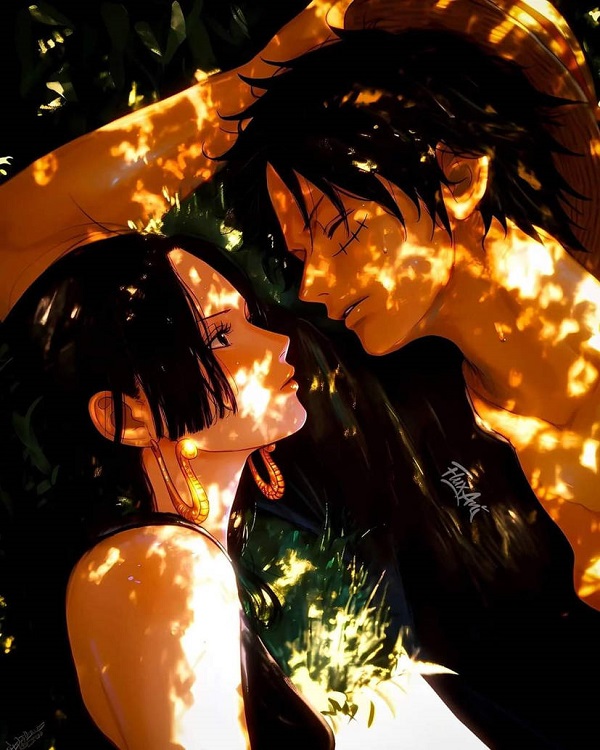 luffy x hancock 20