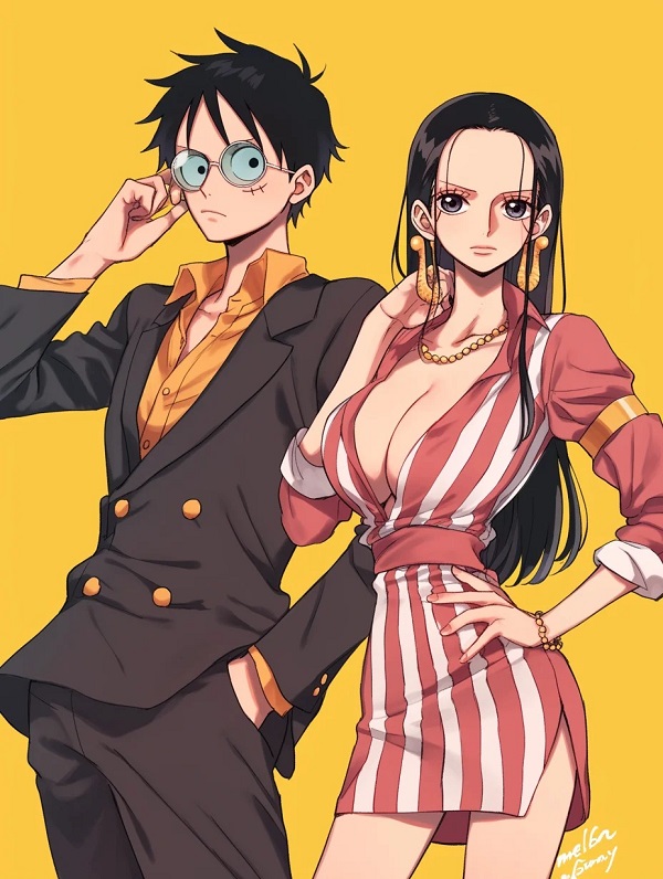 luffy x hancock 22