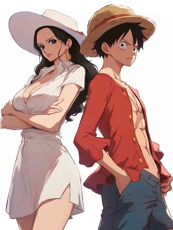 luffy x hancock 23