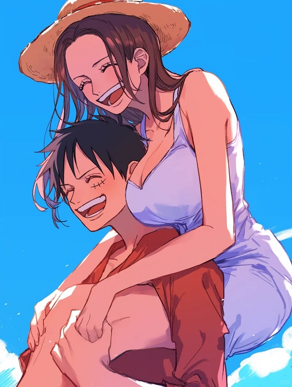 luffy x hancock 24