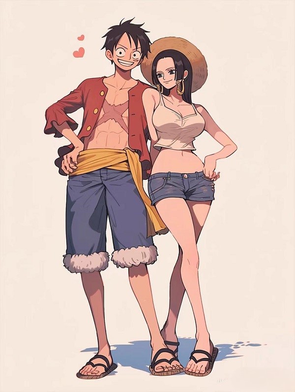 luffy x hancock 27