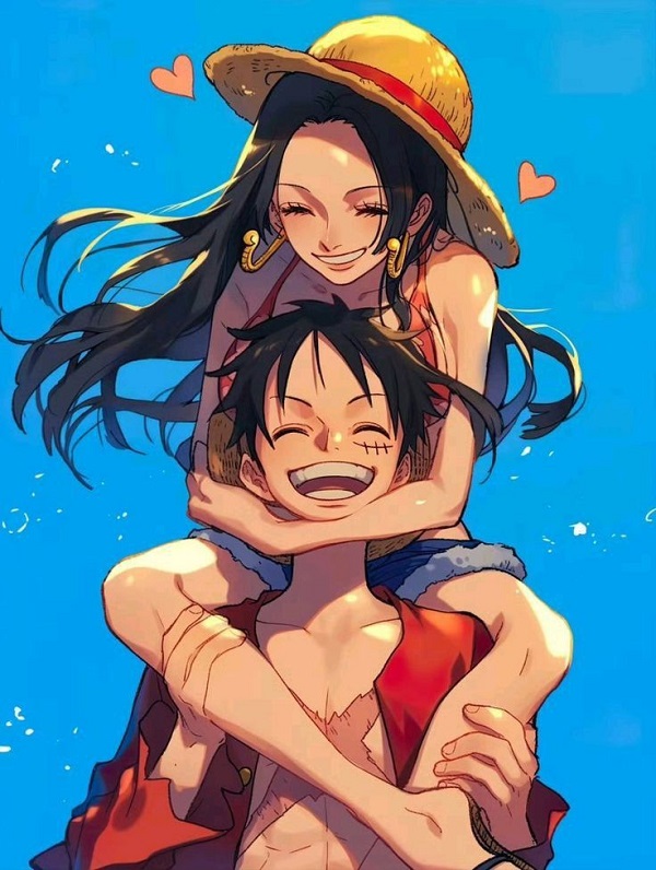 luffy x hancock 28