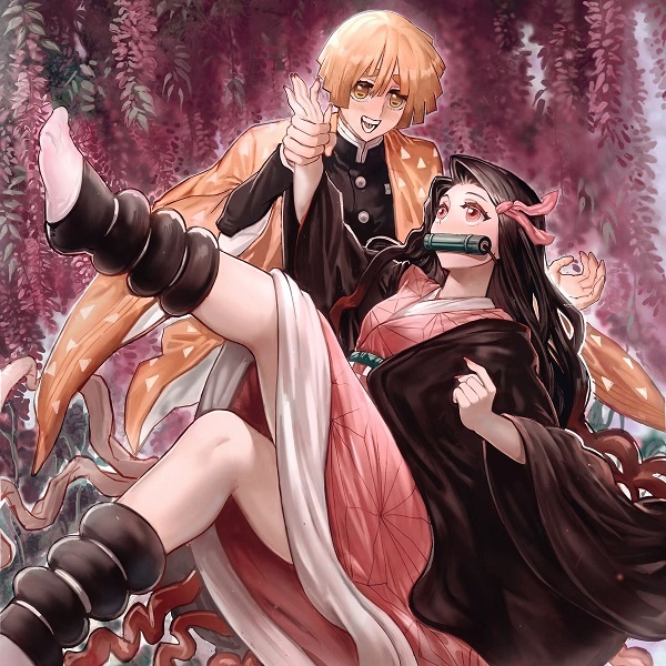 nezuko x zenitsu 8