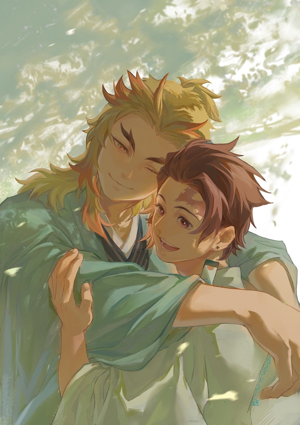 rengoku x tanjiro 17