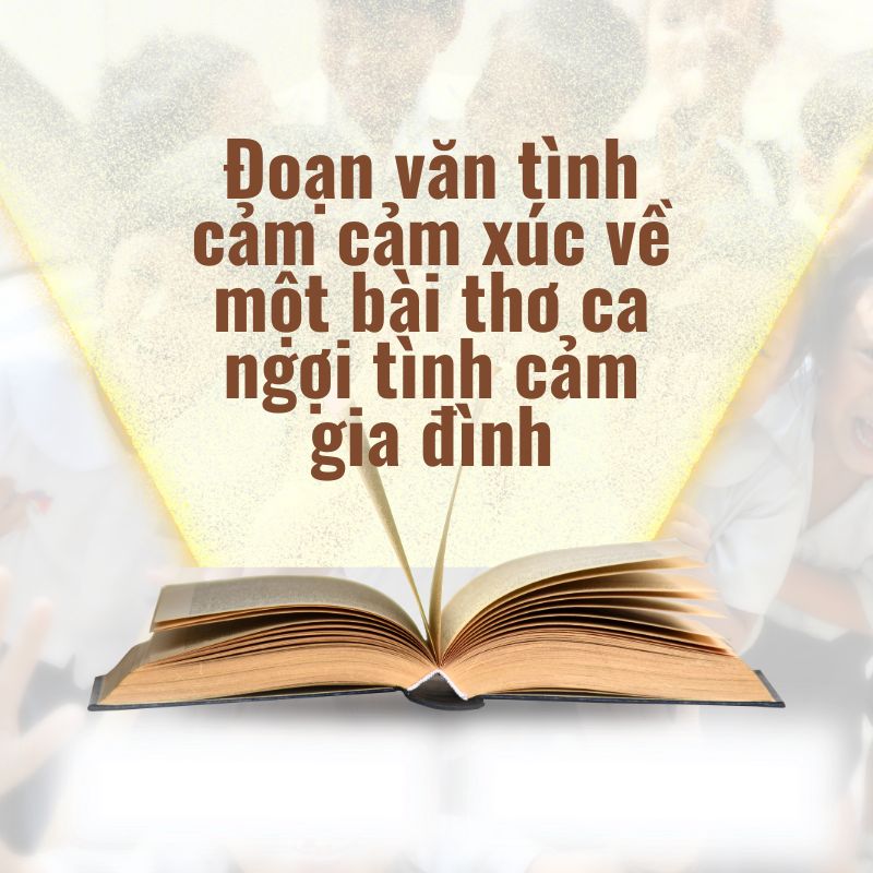 đoạn văn tình cảm cảm xúc về một bài thơ ca ngợi tình cảm gia đình