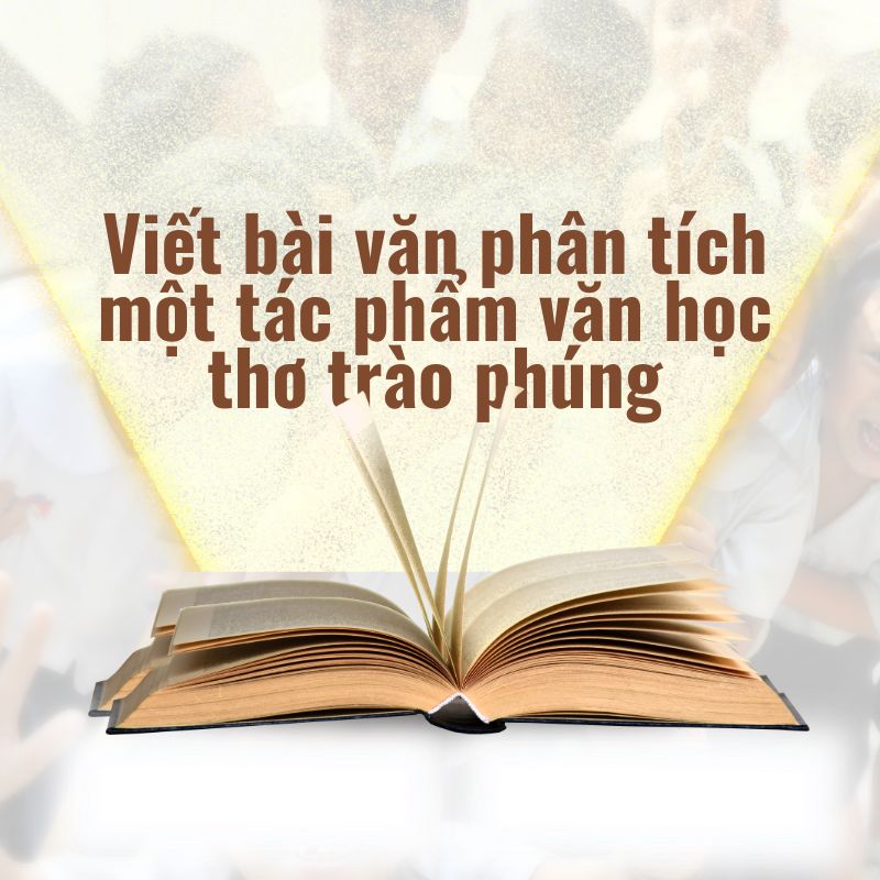 viết bài văn phân tích một tác phẩm văn học thơ trào phúng