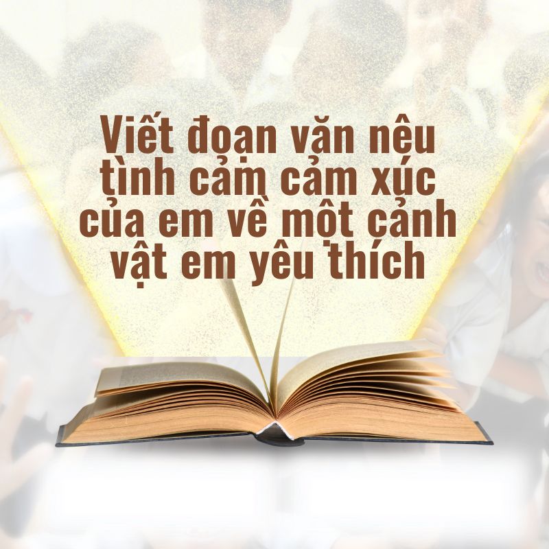 viết đoạn văn nêu tình cảm cảm xúc của em về một cảnh vật em yêu thích