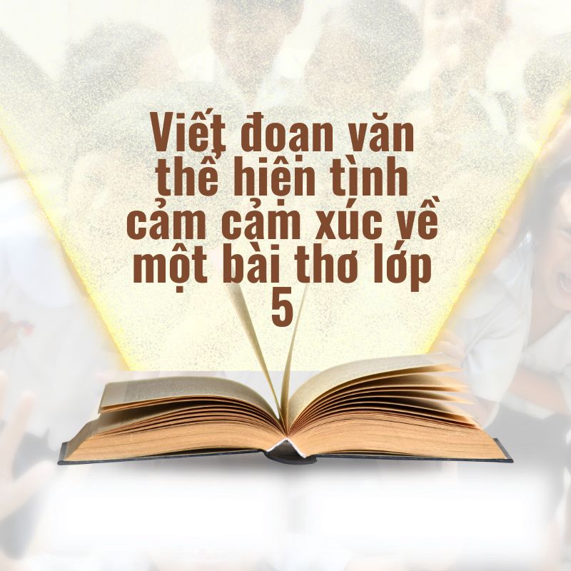 viết đoạn văn thể hiện tình cảm cảm xúc về một bài thơ lớp 5