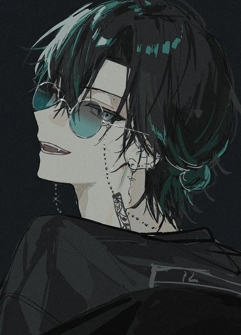 Ảnh anime nam cười ngầu
