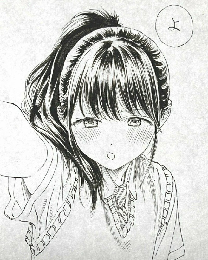 Anime không màu đơn giản