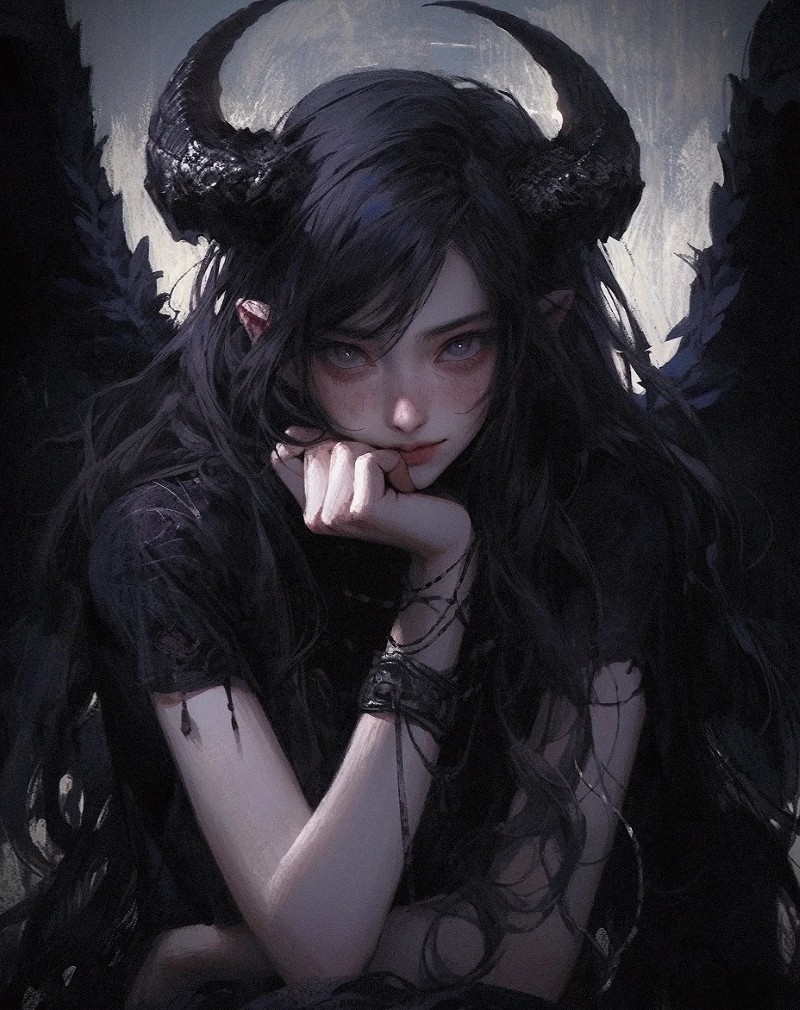 ác quỷ lạnh lùng anime nữ 22