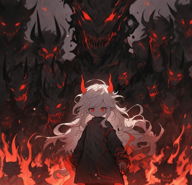 ác quỷ lạnh lùng anime nữ 24