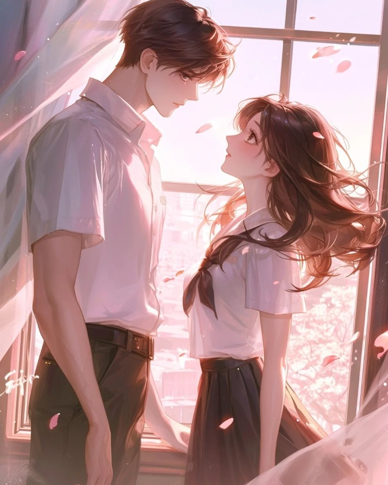 ảnh anime cặp đôi yêu nhau cute 10