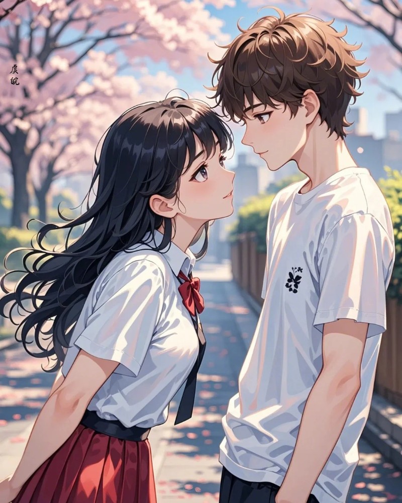 ảnh anime cặp đôi yêu nhau cute 16