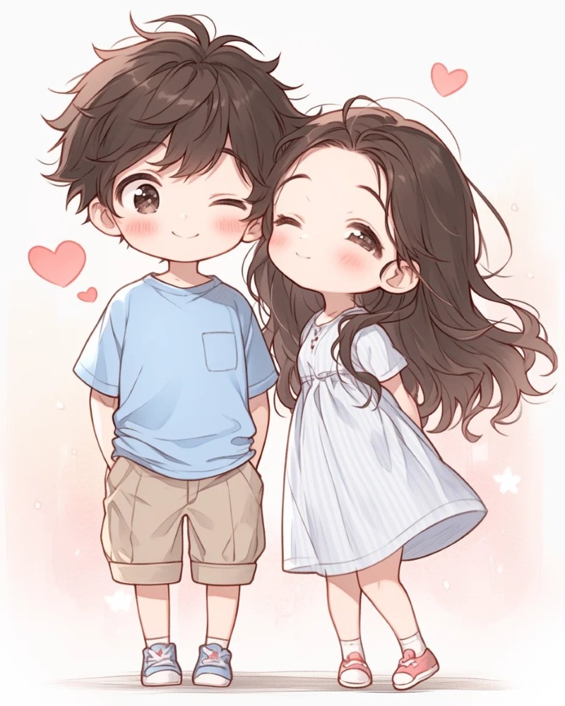 ảnh anime cặp đôi yêu nhau cute 17