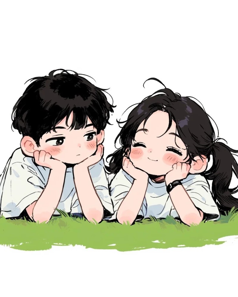 ảnh anime cặp đôi yêu nhau cute 18