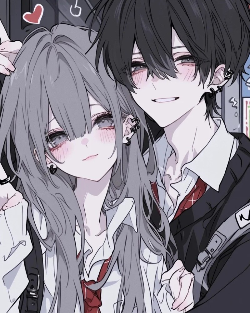 ảnh anime cặp đôi yêu nhau cute 2