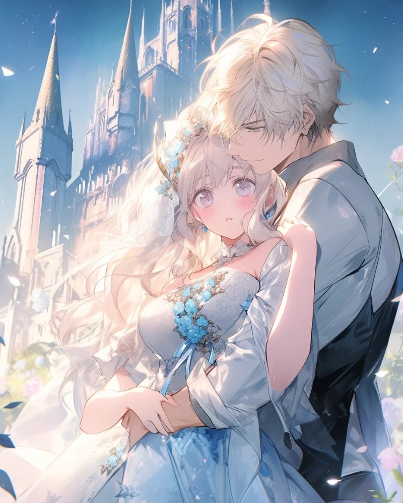 ảnh anime cặp đôi yêu nhau cute 24