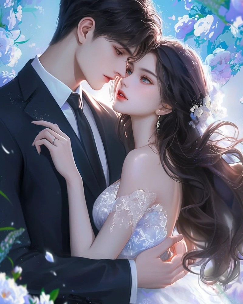 ảnh anime cặp đôi yêu nhau cute 29