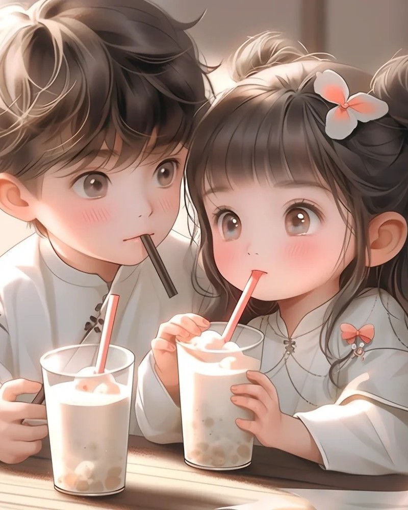 ảnh anime cặp đôi yêu nhau cute 30