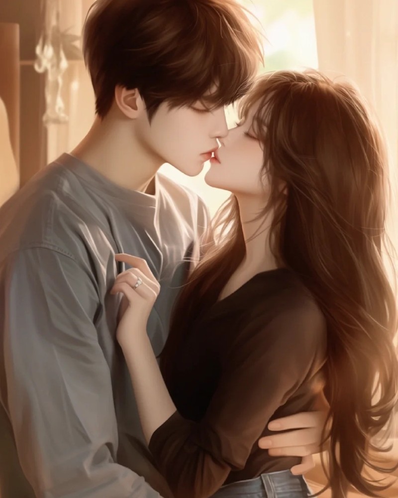 ảnh anime cặp đôi yêu nhau cute 5