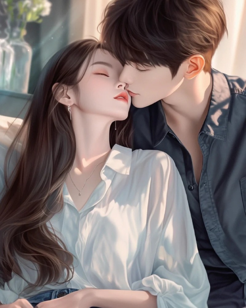 ảnh anime cặp đôi yêu nhau cute 6