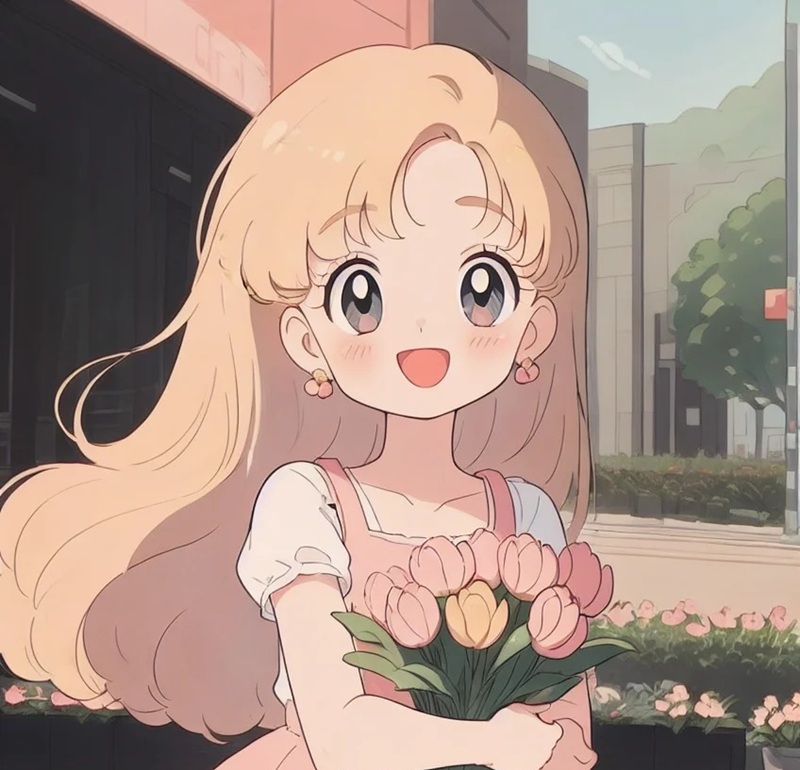 ảnh anime cười 10